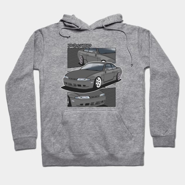 Nissan Silvia S14 Zenki Hoodie by Rebellion Store